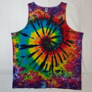 SOLD! New size 3X unisex tie dye tank top